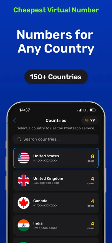 SMS io: Virtual SIM Number screenshot 4 of 5