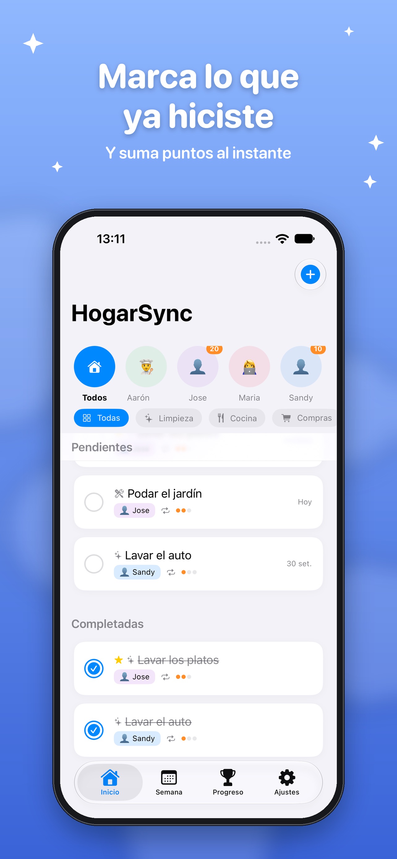 Screenshot 2 of HogarSync: Tareas del hogar