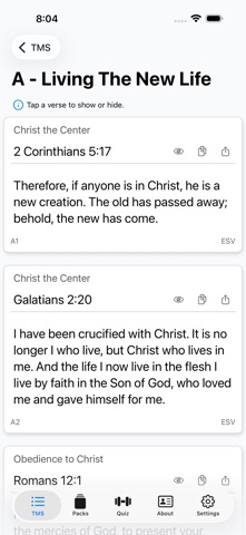Verses for Life iPhone screenshot