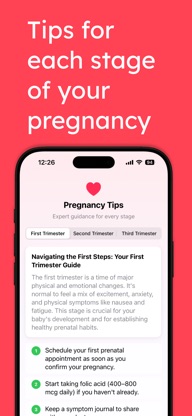 Pregnancy Diary: Daily Tracker screenshot 2