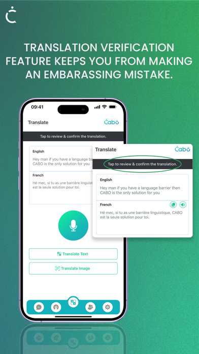 Screenshot #1 pour Cabo Multilingual Messenger