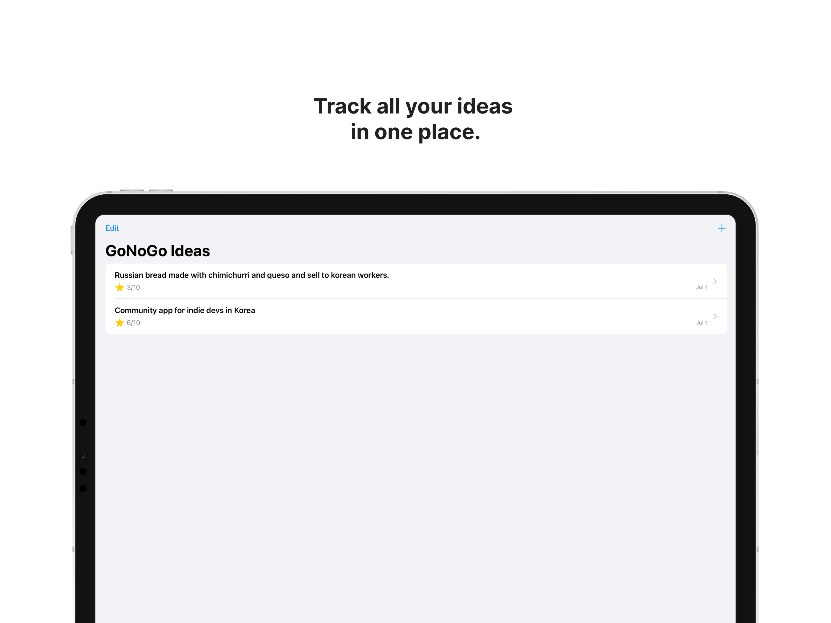 GoNoGo - Business Ideas