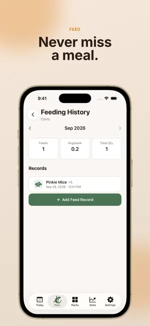 ReptileNook: Reptile Care Log screenshot 2