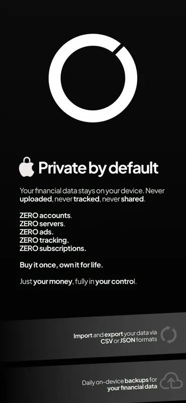 Zero - Finance Tracker screenshot 10 of 10