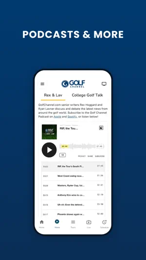 Golf Channel screenshot 4