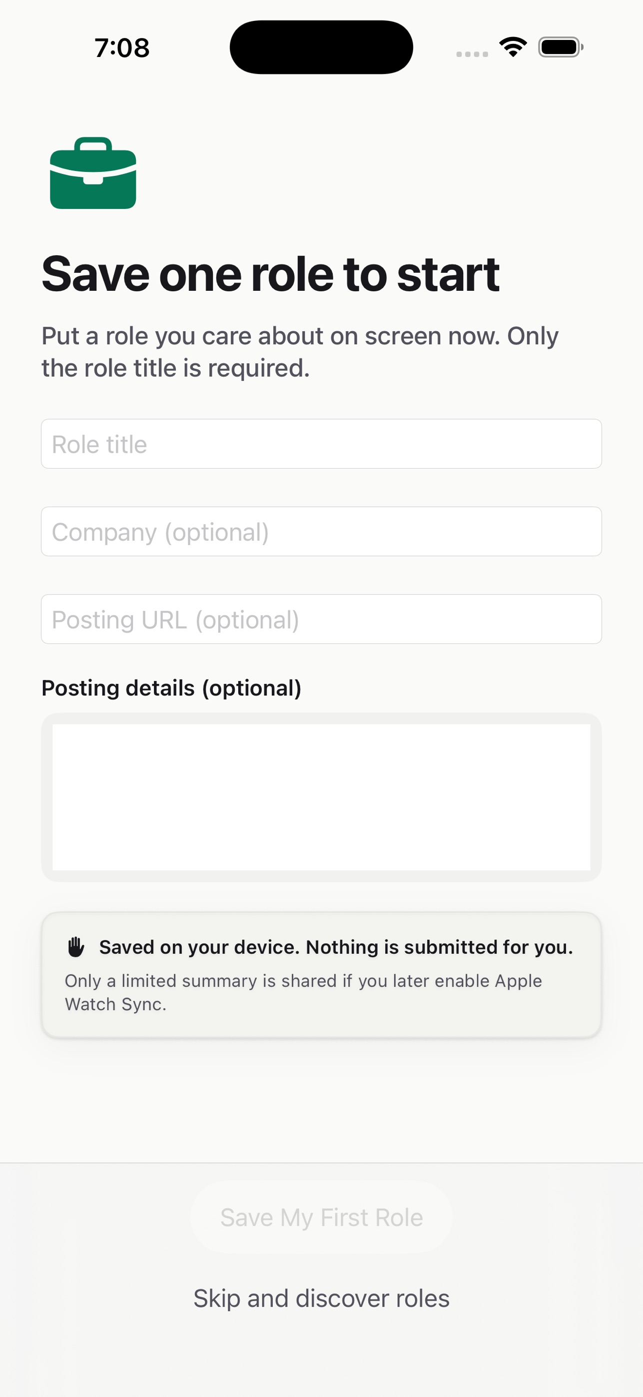 Screenshot 10 of AppliedToday: Job Tracker
