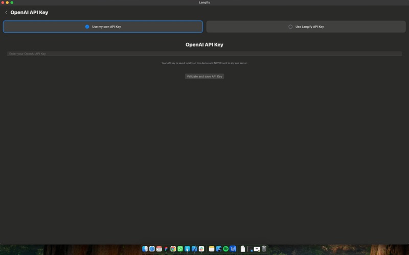 App screenshot