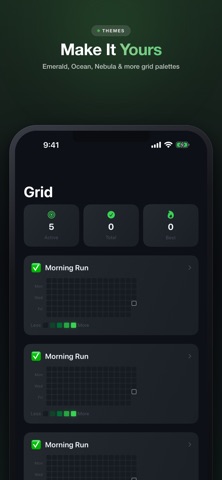HabitGrid – Habit Tracker Screenshot 4 of 6