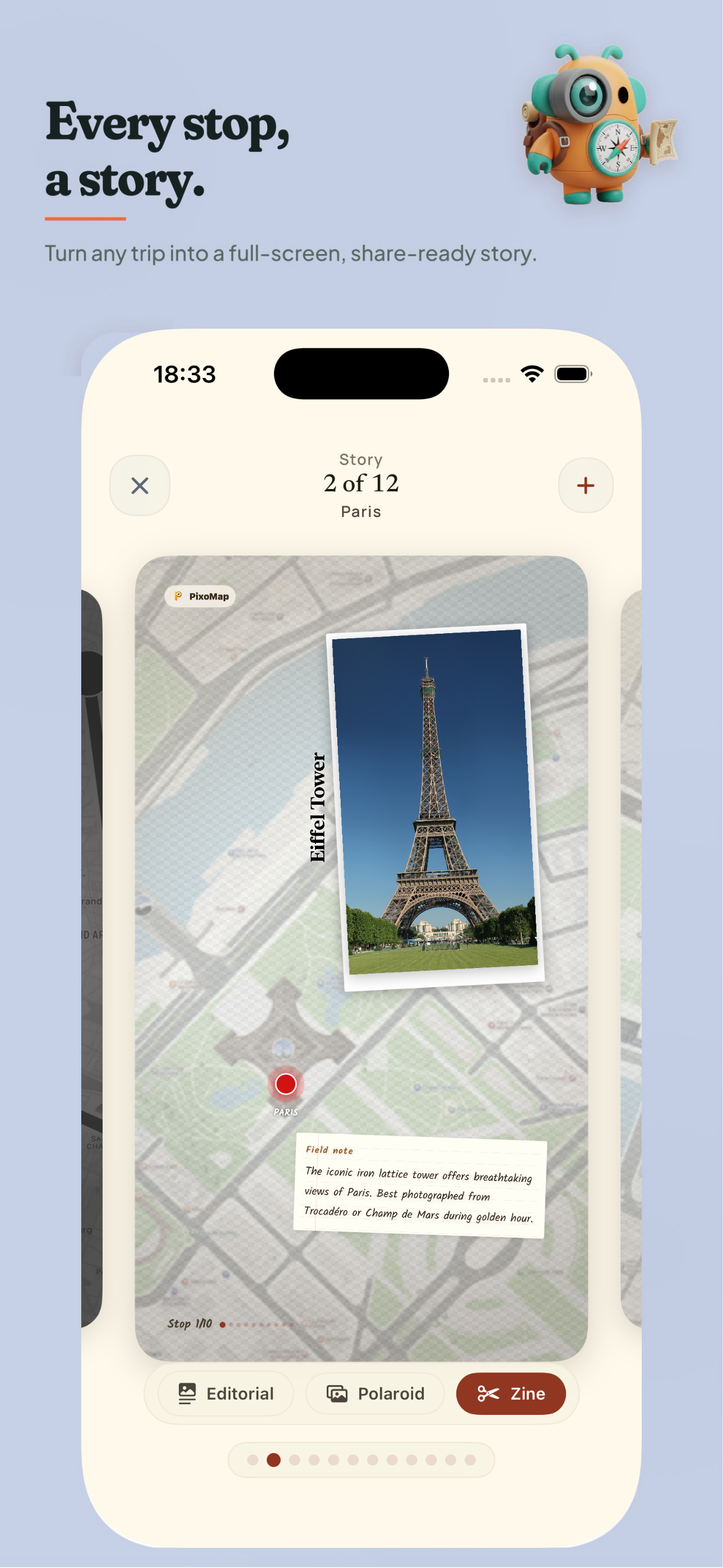 PixoMap: Travel Create Inspire screenshot 8