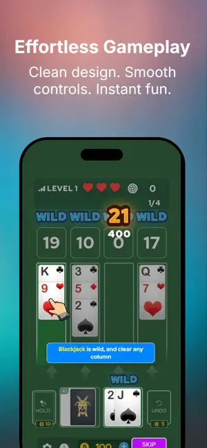 Blitz21: Fast Card Puzzle screenshot 4