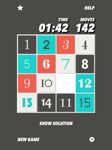 Classic 15 Puzzle: Puzzle Game iPad screenshot