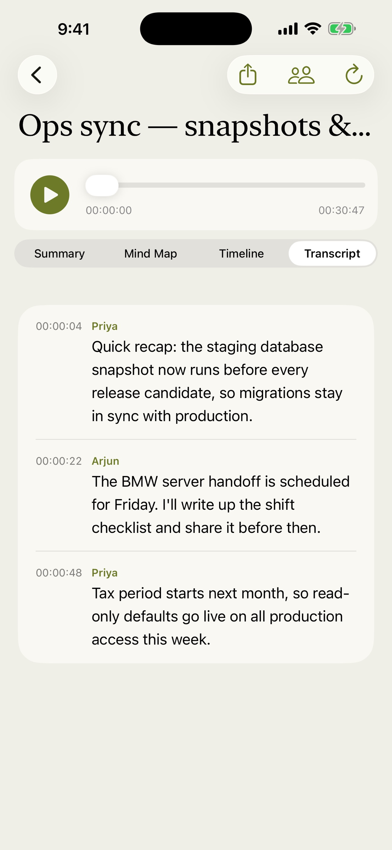 Screenshot 6 of SyncBrief