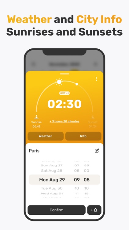 World Clock Widget - Time zone