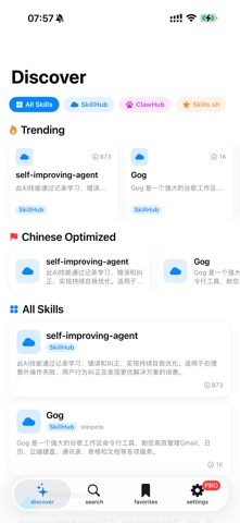 SkillHub: Discover AI Skills iPhone screenshot