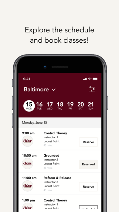 Ebene Pilates iPhone screenshot 3 - Health & Fitness app