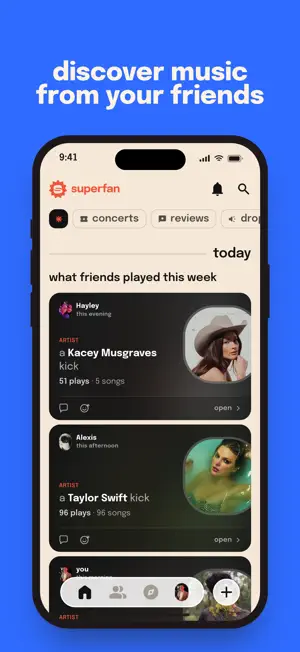 Superfan: social music screenshot 6