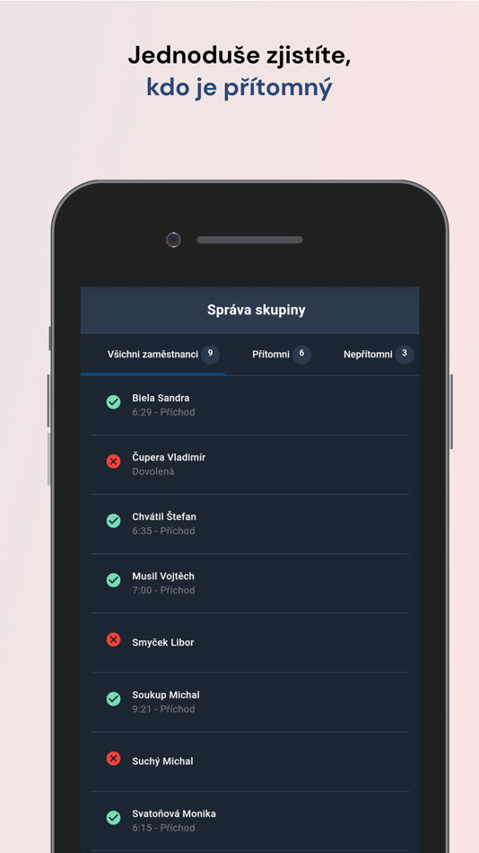 #4. Docházka iTA (iOS) Av: ELEKON, s.r.o.