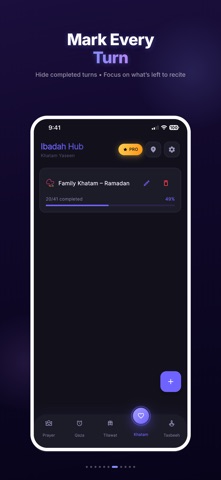 Ibadah Hub-Salah-PrayerTime iPhone screenshot