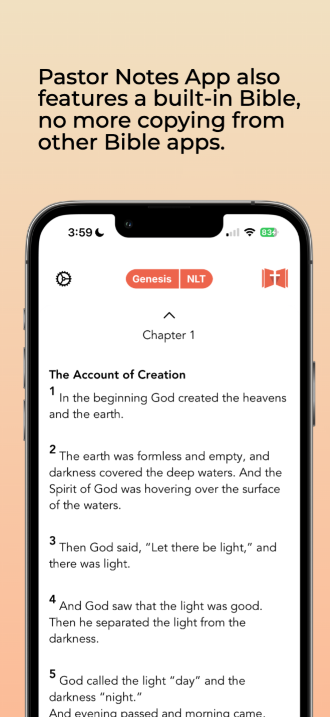 Pastor Notes App