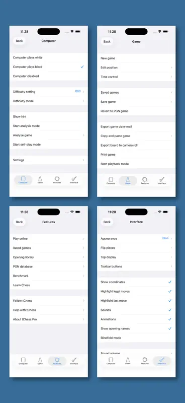Chess - tChess Pro (Int'l) screenshot 2 of 5