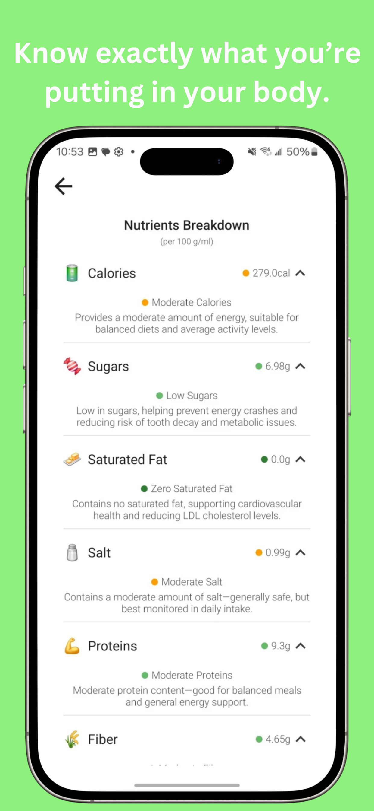 Okra: Food Nutrition Scanner