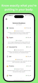 Okra: Food Nutrition Scanner screenshot