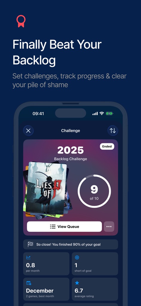 GameTrack - gametrack-backlog-challenge-tracker