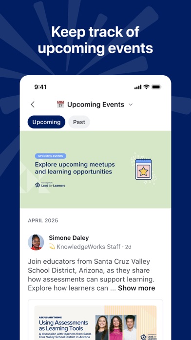 KnowledgeWorks Community iPhone screenshot 3 - Social Networking app