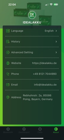 IDEALAKKU iPhone screenshot
