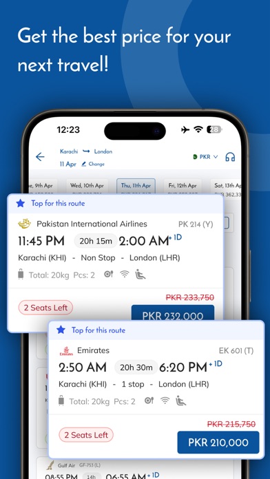 Sastaticket.pk Flights, Bus Screenshot
