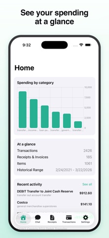 Cently: AI Finance Assistant iPhone screenshot
