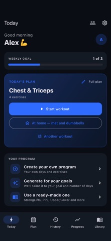 Fortera: Strength Tracker Screenshot 1 of 6