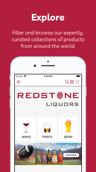 Screenshot #1 pour Redstone Liquors