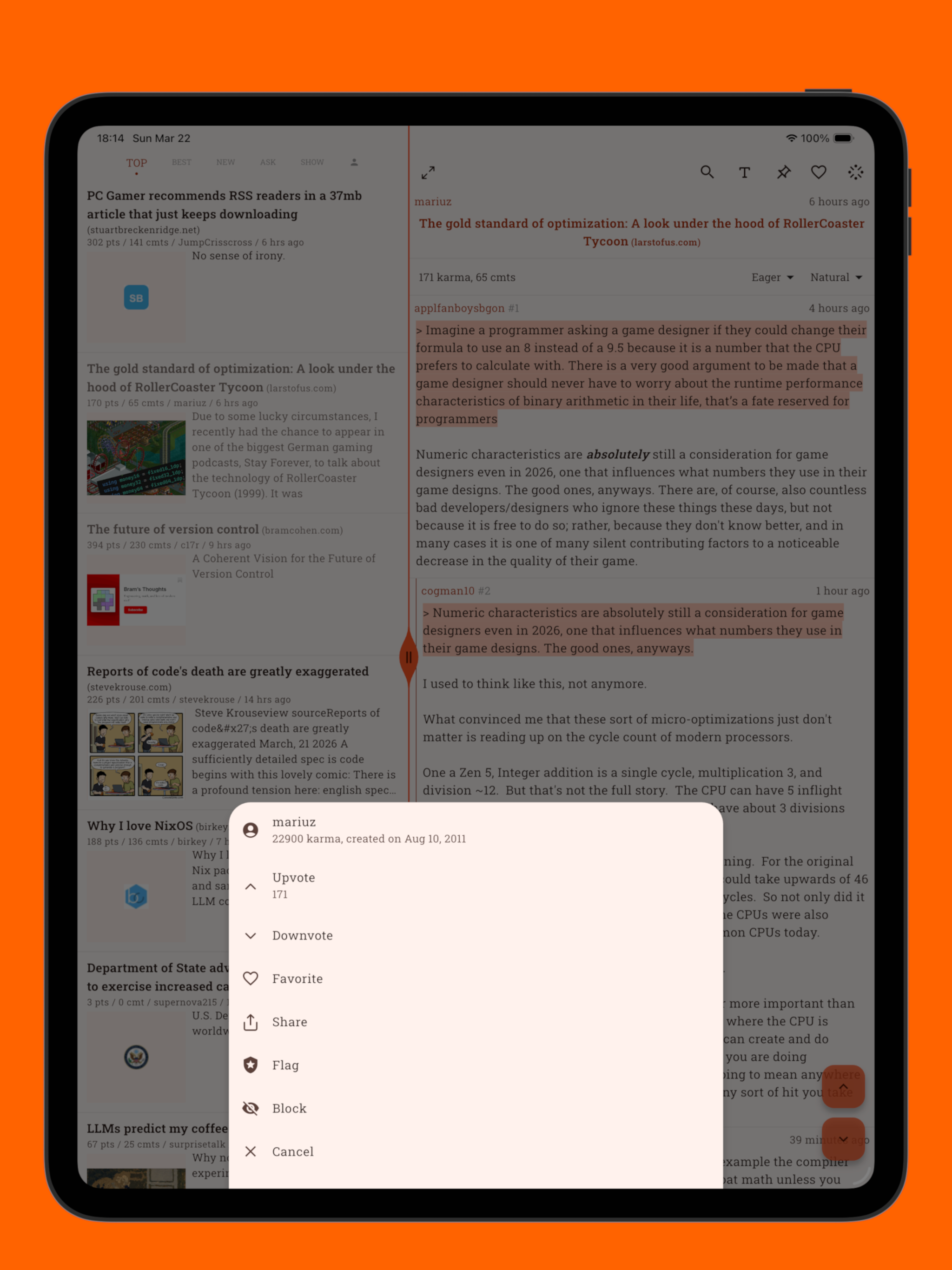Hacki for Hacker News
