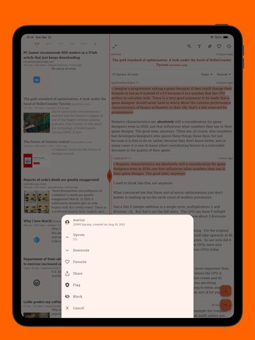 Hacki for Hacker News ipad screenshot 3