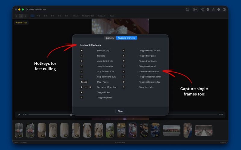 Video Selector Pro screenshot