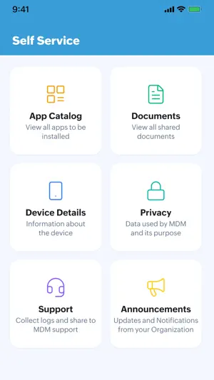 ManageEngine MDM Self Service screenshot 1