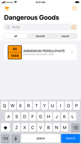 Dangerous Goods ADR 2025 screenshot