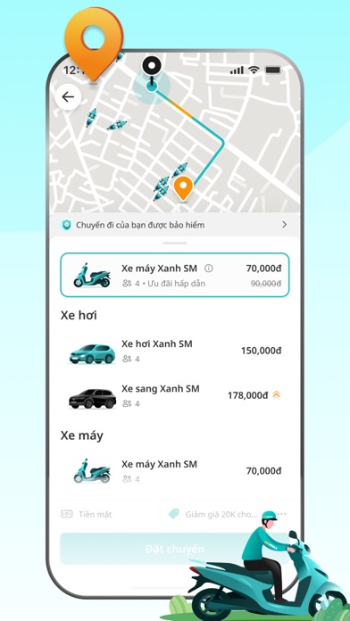 Xanh SM: Đặt xe điệnのおすすめ画像3