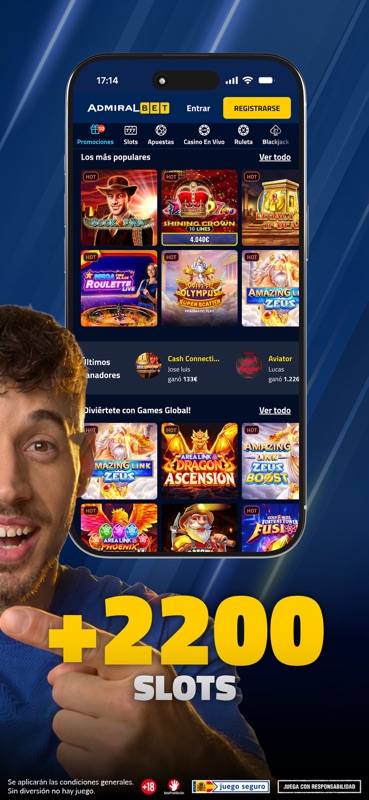 AdmiralBet Ruleta y Casino screenshot 3