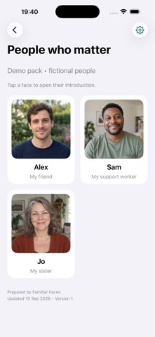 Familiar Faces Screenshot 1 of 3