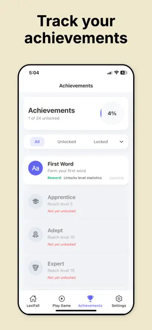 LexiFall: Fast Word Puzzle screenshot 3