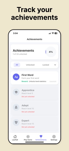 LexiFall: Fast Word Puzzle Screenshot 3 of 5