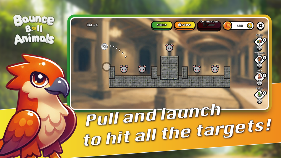 #1. Bounce Ball Animals (iOS) By: fujita ryo