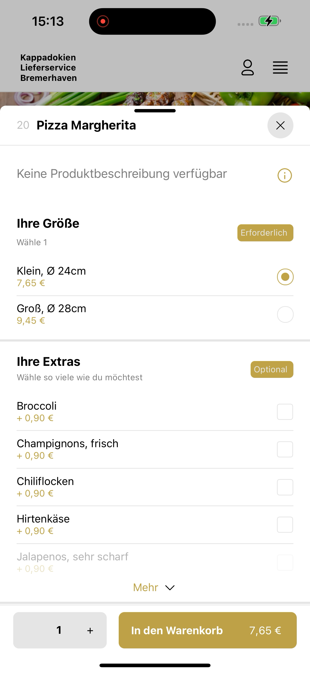 Kappadokien Lieferservice screenshot 8