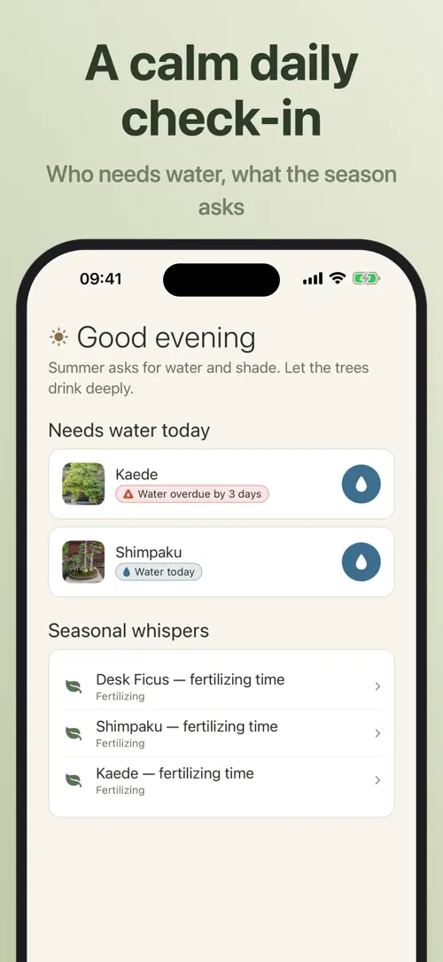 Bonsaiku on iPhone: screenshot 4 of 7