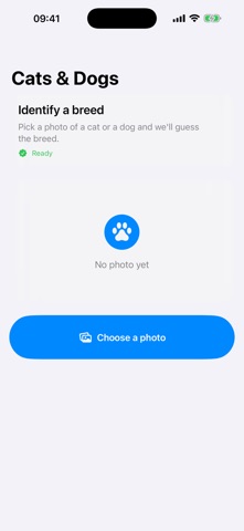 Cats & Dogs Identifier screenshot