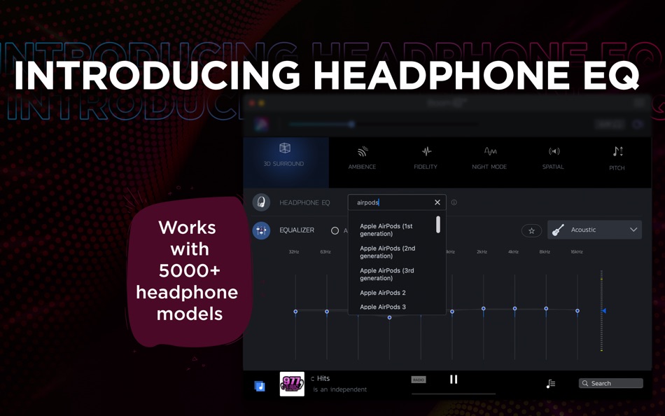 #2. Boom3D: Volume Booster and EQ (macOS) 由: Global Delight Technologies Pvt. Ltd
