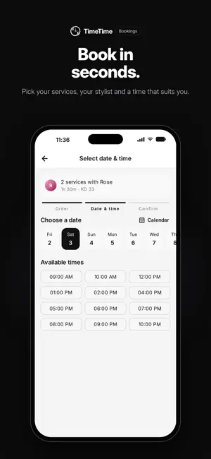 TimeTime Bookings screenshot 3