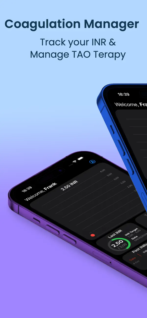 Screenshot #1 pour INR Tracker & Dosage